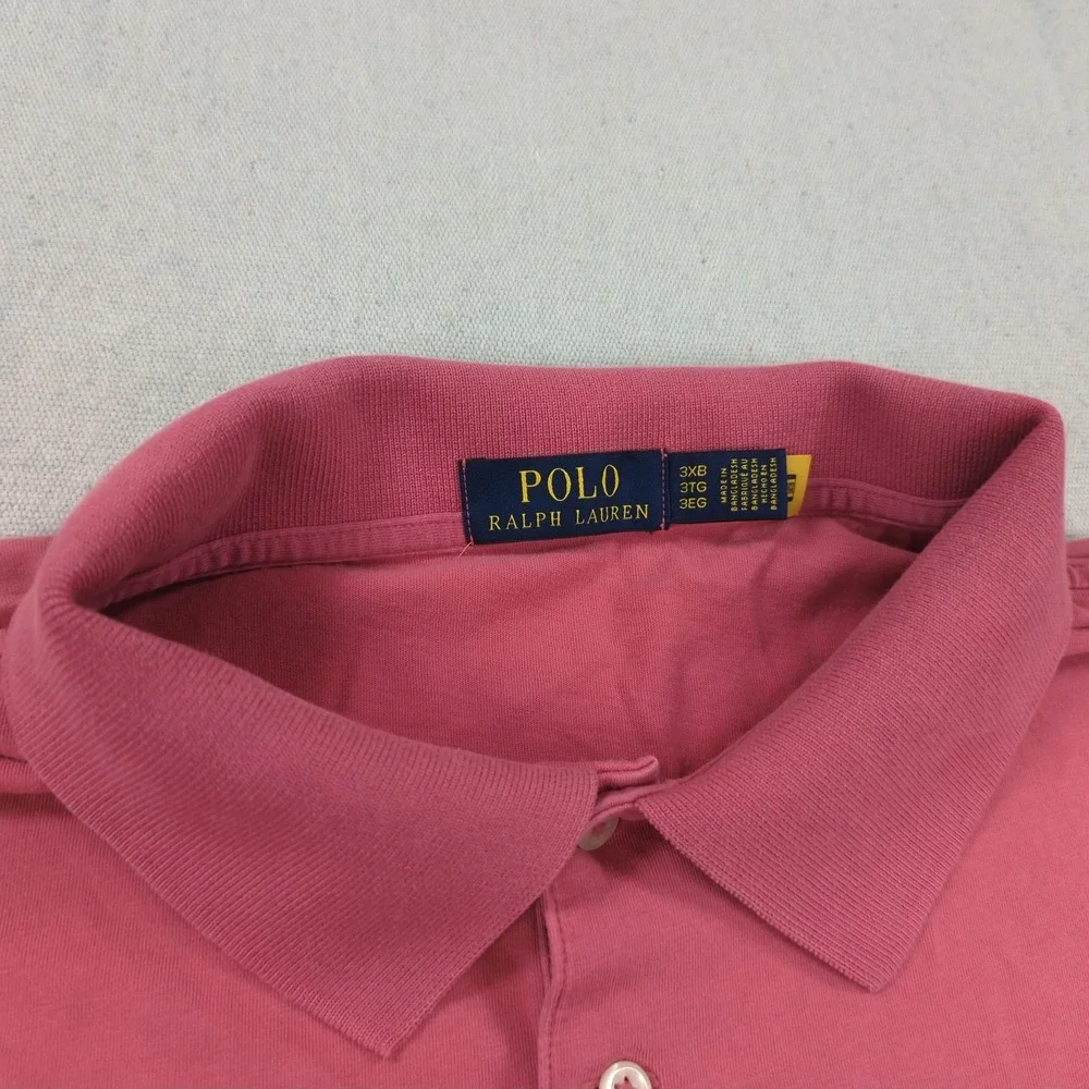 Polo Ralph Lauren Shirt Mens 3XLB Pink Office Causal Preppy